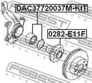 DAC37720037M-KIT FEBEST - ŁOŻYSKA KOŁA PRZÓD REPERATURKA NISSAN NOTE UK MAKE E11E 2006