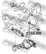 FDAB-059 FEBEST - TULEJA SWORZNIA MECHANIZMU RÓŻNICOWEGO CADILLAC ESCALADE (4W