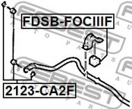 FDSB-FOCIIIF FEBEST - GUMA STAB. PRZÓD D21.6 FORD FOCUS CB8 2011- EU