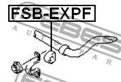 FSB-EXPF FEBEST - GUMA STAB. PRZÓD D29.7 FORD EXPLORER 2002-2011 CAN
