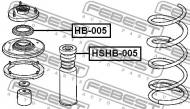 HB-005 FEBEST - ŁOŻYSKO MOCOWANIA AMORTYZATORA PRZÓD HONDA CIVIC ES1 2001-20