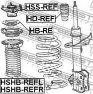 HD-REF FEBEST - ODBÓJ AMORTYZATORA PRZÓD HONDA CR-V RE7 2008-2011 EU