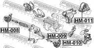 HM-011 FEBEST - PODUSZKA SILNIKA TYLNA HONDA CR-V RD1 1996-2001 GN