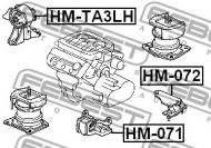 HM-071 FEBEST - PODUSZKA SKRZYNI BIEGÓW PRZÓD HONDA AVANCIER TA1 1983-1987 J