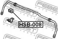 HSB-008 FEBEST - GUMA STAB. TYŁ D17 HONDA CR-V RD1 1996-2001 GN