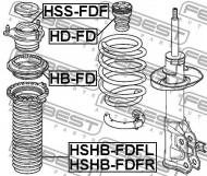 HSHB-FDFL FEBEST - OSŁONA AMORTYZATORA PRZEDNIEGO HONDA CIVIC 4D FD1 2006-2014