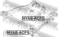 HYAB-ACF1 FEBEST - TULEJA HYUNDAI ACCENT 00 (1999-) GEN 