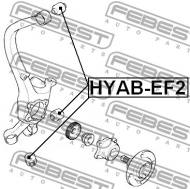 HYAB-EF2 FEBEST - TULEJA TYLNEGO ZAWIESZENIA HYUNDAI SONATA EF 02 2001-2006 DO