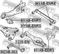 HYAB-ENR1 FEBEST - TULEJA WAHACZA WZDŁUŻNEGO TYŁ HYUNDAI I30/I30CW 07 (2007-) E