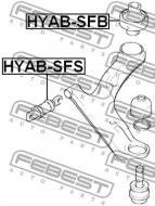 HYAB-SFS FEBEST - TULEJA PRZEDNIA WAHACZA GÓRNEGO PRZÓD HYUNDAI SANTA FE 00 (2