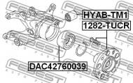 HYAB-TM1 FEBEST - TULEJA TYLNEGO ZAWIESZENIA HYUNDAI IX35/TUCSON 10 (2009-2013