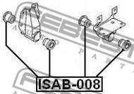 ISAB-008 FEBEST - TULEJA STAB.PRZÓD ISUZU ELF NLR/NMR 55.85 LHD 2008-