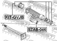 KIT-GVJB FEBEST - ŁOŻYSKO TYLNEJ PÓŁOSI KPL.4 ELEM. SUZUKI GRAND VITARA/ESCUDO