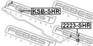KSB-SHR FEBEST - GUMA STAB. TYŁ D13 KIA SPECTRA 2004-2009