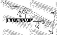 LRSB-RRSIIF FEBEST - GUMA STAB. PRZÓD D33.8 LAND ROVER RANGE ROVER SPORT II 2010-