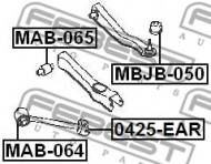 MAB-064 FEBEST - TULEJA WAHACZA WZDŁUŻNEGO TYŁ MITSUBISHI LANCER,LANCER CEDIA