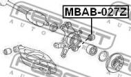 MBAB-027Z FEBEST - TULEJA PŁYWAJĄCA MERCEDES BENZ E-CLASS 211 4 MATIC 2002-2009