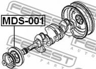 MDS-001 FEBEST - KOŁO PASOWE WAŁU KORBOWEGO 4D56 MITSUBISHI PAJERO V20-50 199