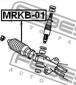 MRKB-01 FEBEST - OSŁONA PRZEKŁADNI KIEROWNICZEJ MITSUBISHI LANCER/MIRAGE CJ-C