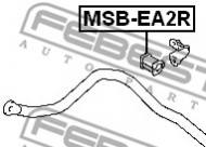 MSB-EA2R FEBEST - GUMA STAB. TYŁ D19 MITSUBISHI LEGNUM EA,EC 1996.06-2002.08 J