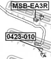 MSB-EA3R FEBEST - GUMA STAB. TYŁ D18 MITSUBISHI GALANT/ASPIRE EA,EC 1996.07-20
