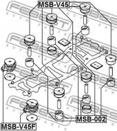 MSB-V45 FEBEST - PODUSZKA MITSUBISHI CHALLENGER K90 1996.05-2001.08 JPN