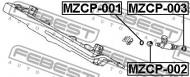 MZCP-002 FEBEST - PIERŚCIEŃ USZCZELNIAJĄCY WTRYSKU PALIWA MAZDA 3 BK 2003-2006