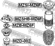 MZD-002 FEBEST - ODBÓJ AMORTYZATORA PRZÓD MAZDA 6 WAGON GY 2002-2005 EU