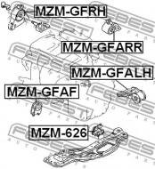 MZM-GFRH FEBEST - PODUSZKA SILNIKA PRAWA MAZDA CAPELLA GF 1997-1999 JP