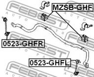 MZSB-GHF FEBEST - GUMA STAB. PRZÓD D22 MAZDA ATENZA SEDAN & SPORT GH 2007-2009