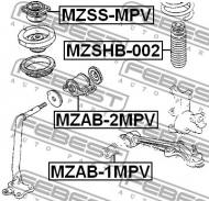 MZSS-MPV FEBEST - MOCOWANIE AMORTYZATORA PRZÓD MAZDA MPV LV 1989-1998 USA