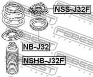 NB-J32 FEBEST - ŁOŻYSKO MOCOWANIA AMORTYZATORA PRZÓD NISSAN QASHQAI+2 JJ10E