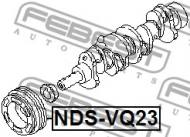 NDS-VQ23 FEBEST - KOŁO PASOWE WAŁU KORBOWEGO VQ23DE/VQ35DE NISSAN TEANA J31 20