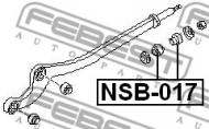 NSB-017 FEBEST - GUMA WAHACZA TYLNA NISSAN PATROL(GR) Y61 1997.10-2010.03 EL