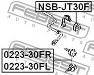 NSB-JT30F FEBEST - GUMA STAB. PRZÓD D25 NISSAN T30 2000.10-2007.08 JP