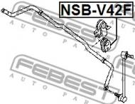 NSB-V42F FEBEST - GUMA STAB. PRZÓD D23 NISSAN QUEST V42 2003.05-2009.06 CA