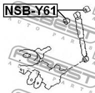 NSB-Y61 FEBEST - GUMA AMORTYZATORA TYŁ NISSAN PATROL(GR) Y61 1997.10-2010.03