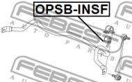 OPSB-INSF FEBEST - GUMA STAB. PRZÓD D24.9 OPEL ASTRA J 2010-2015