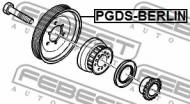 PGDS-BERLIN FEBEST - KOŁO PASOWE WAŁU KORBOWEGO CITROEN XSARA PICASSO (N68) 1999-