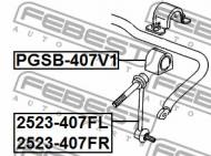 PGSB-407V1 FEBEST - GUMA STAB. PRZÓD D23.5 CITROEN C5 2008- 