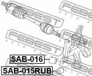 SAB-015RUB FEBEST - TULEJA TYLNEGO ZAWIESZENIA SUBARU IMPREZA G12 2007.03- JP