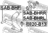 SAB-BHRR FEBEST - TULEJA WAHACZA PRZEDNIEGO PRAWA TYLNA SUBARU IMPREZA G11 200