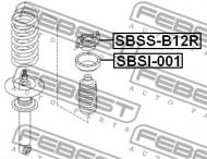 SBSI-001 FEBEST - PODKŁADKA SPRĘŻYNY GÓRA SUBARU IMPREZA G11 2000.02-2007.04 J