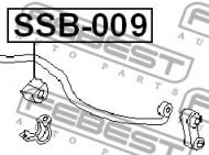 SSB-009 FEBEST - GUMA STAB. PRZÓD D20 SUBARU LEGACY B12 1998.04-2003.06 EL