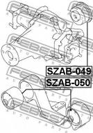 SZAB-050 FEBEST - TULEJA MECHANIZMU RÓŻNICOWEGO TYŁ SUZUKI GRAND VITARA/ESCUDO