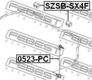 SZSB-SX4F FEBEST - GUMA STAB. PRZÓD D23 SUZUKI SX4 RW415/RW416/RW419/RW420 2006