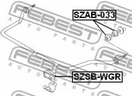 SZSB-WGR FEBEST - GUMA STAB. PRZÓD D21 SUZUKI WAGON R+ RC410(E27)/RC413(E35) 2