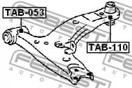 TAB-053 FEBEST - TULEJA PRZEDNIA WAHACZA GÓRNEGO PRZÓD TOYOTA COROLLA SED/CP/