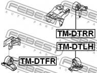 TM-DTFR FEBEST - PODUSZKA SILNIKA PRZEDNIA TOYOTA DUET M100A,M101A,M110A,M111