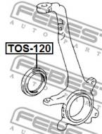 TOS-120 FEBEST - USZCZELNIACZ PÓŁOSI PRZÓD TOYOTA LAND CRUISER PRADO GRJ12,KD